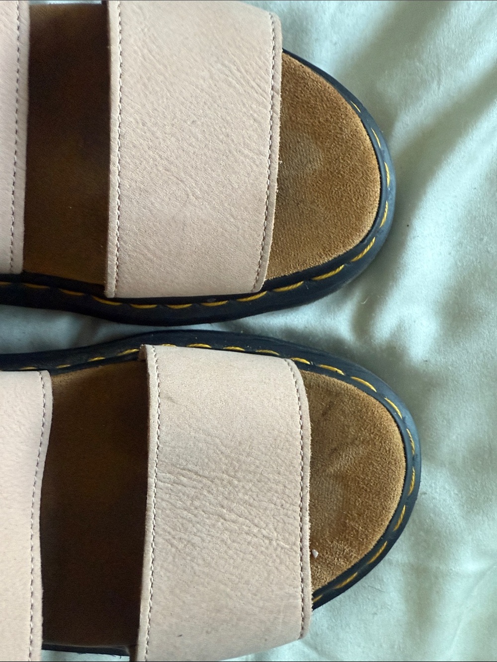 Dr. Martens Pink low Platform Womens Buckle Sandals - Picture 5 of 7
